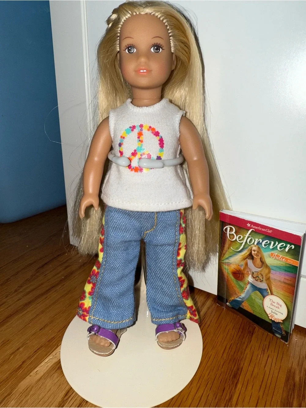 American Girl 6.5” Julie Albright Blonde Doll
